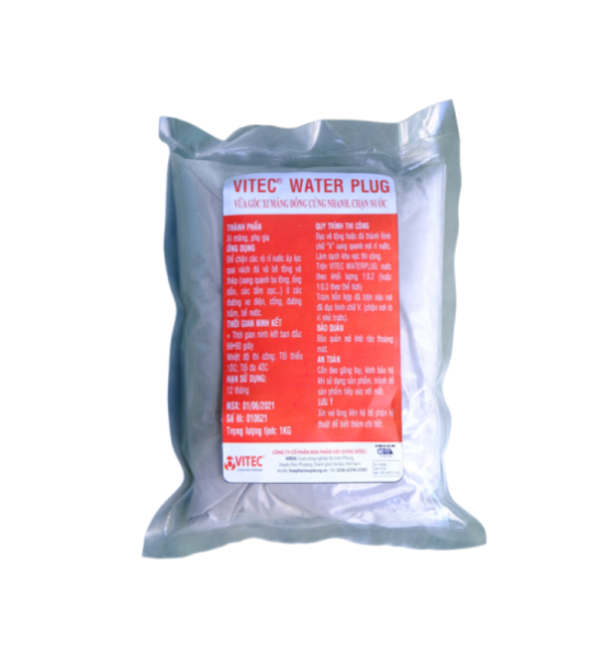 VITEC WATER PLUG – vữa không chứa clorua